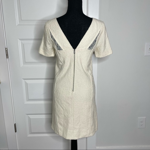 Marc by Marc Jacobs NWT Hawthorne Lace Collar Cream Wool Dress Size XS - Picture 10 of 16
